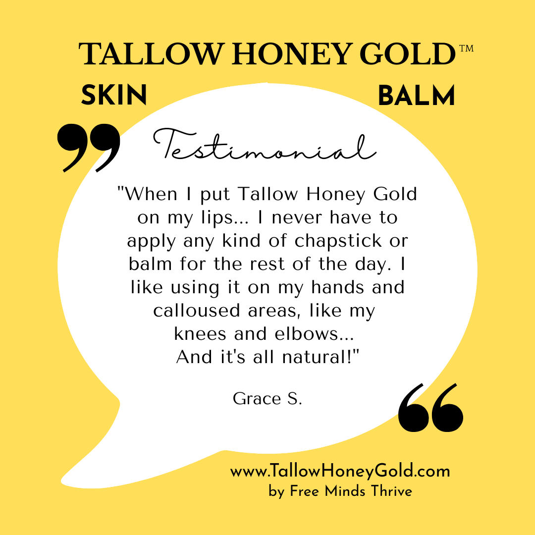 Tallow Honey Gold: Skin and Lip Balm (2 oz.)