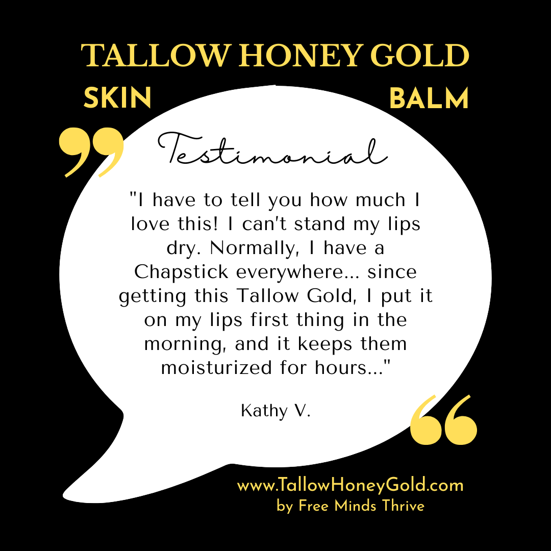 Tallow Honey Gold: Skin and Lip Balm (2 oz.)