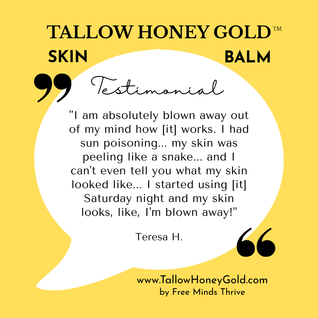 Tallow Honey Gold: Skin and Lip Balm (2 oz.)