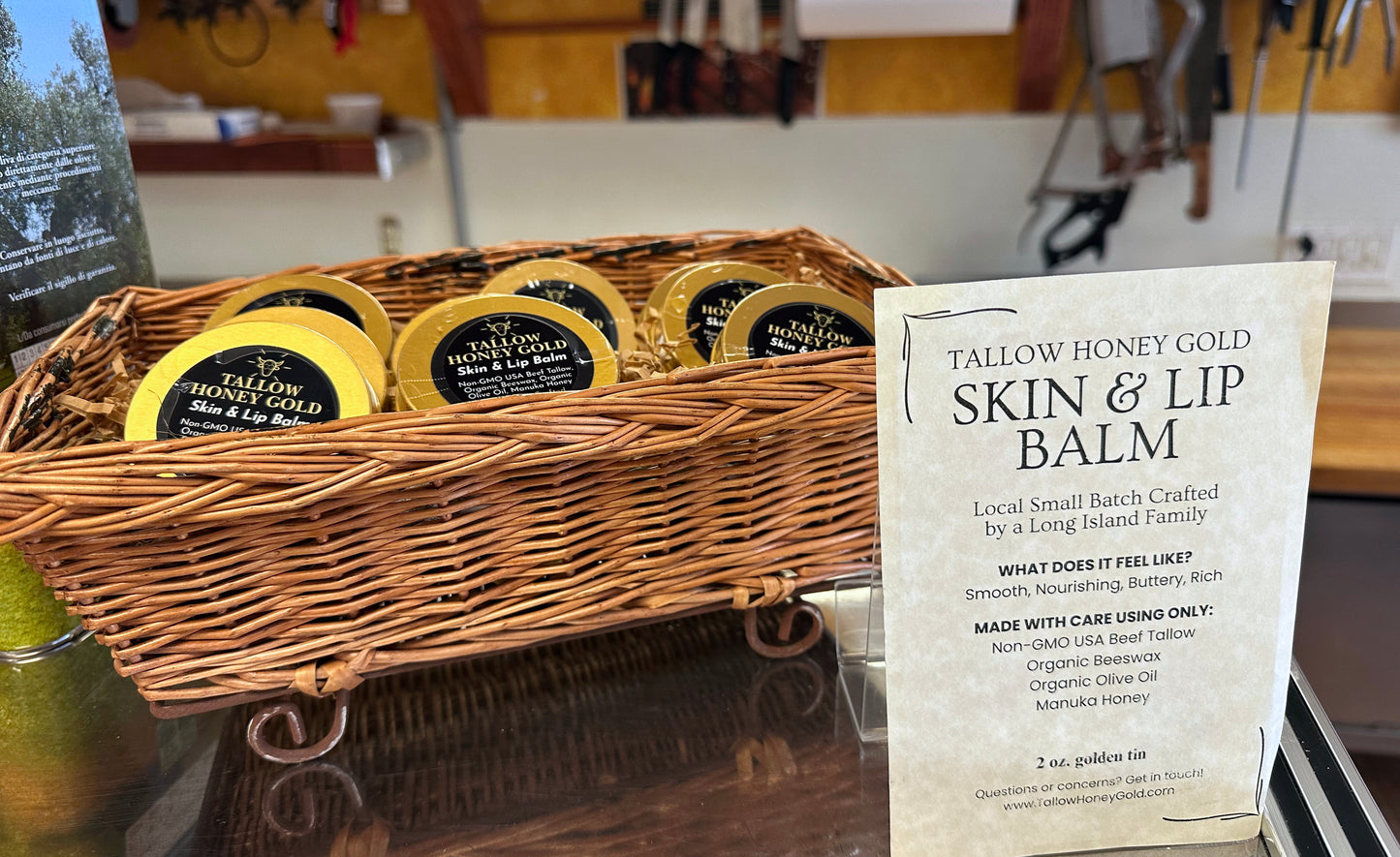 Tallow Honey Gold: Skin and Lip Balm (2 oz.)